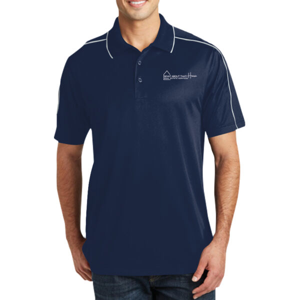 What About That House  - Micropique Sport Wick ® Piped Polo Thumbnail